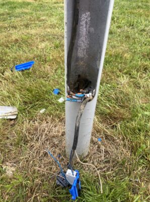 Vandalisme lampadaires