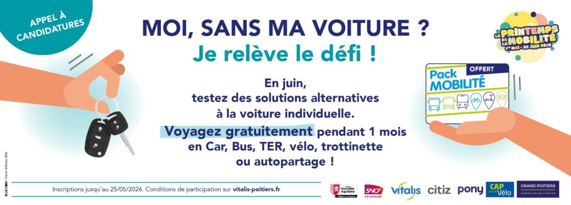 Le Printemps de la Mobilité – Le défi 1 mois sans ma voiture