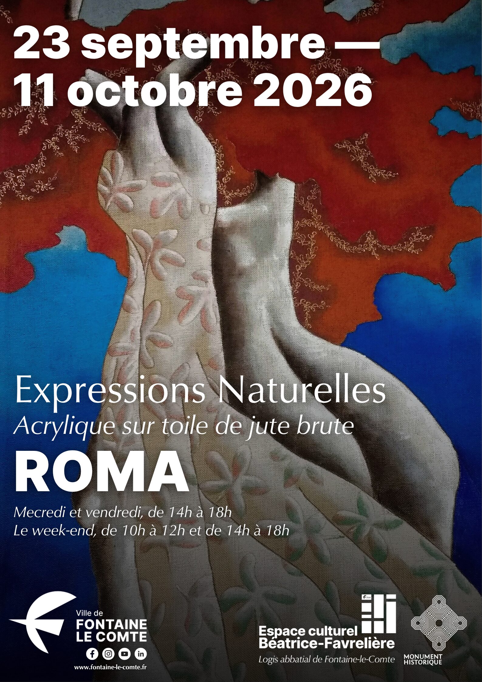Affichage exposition 