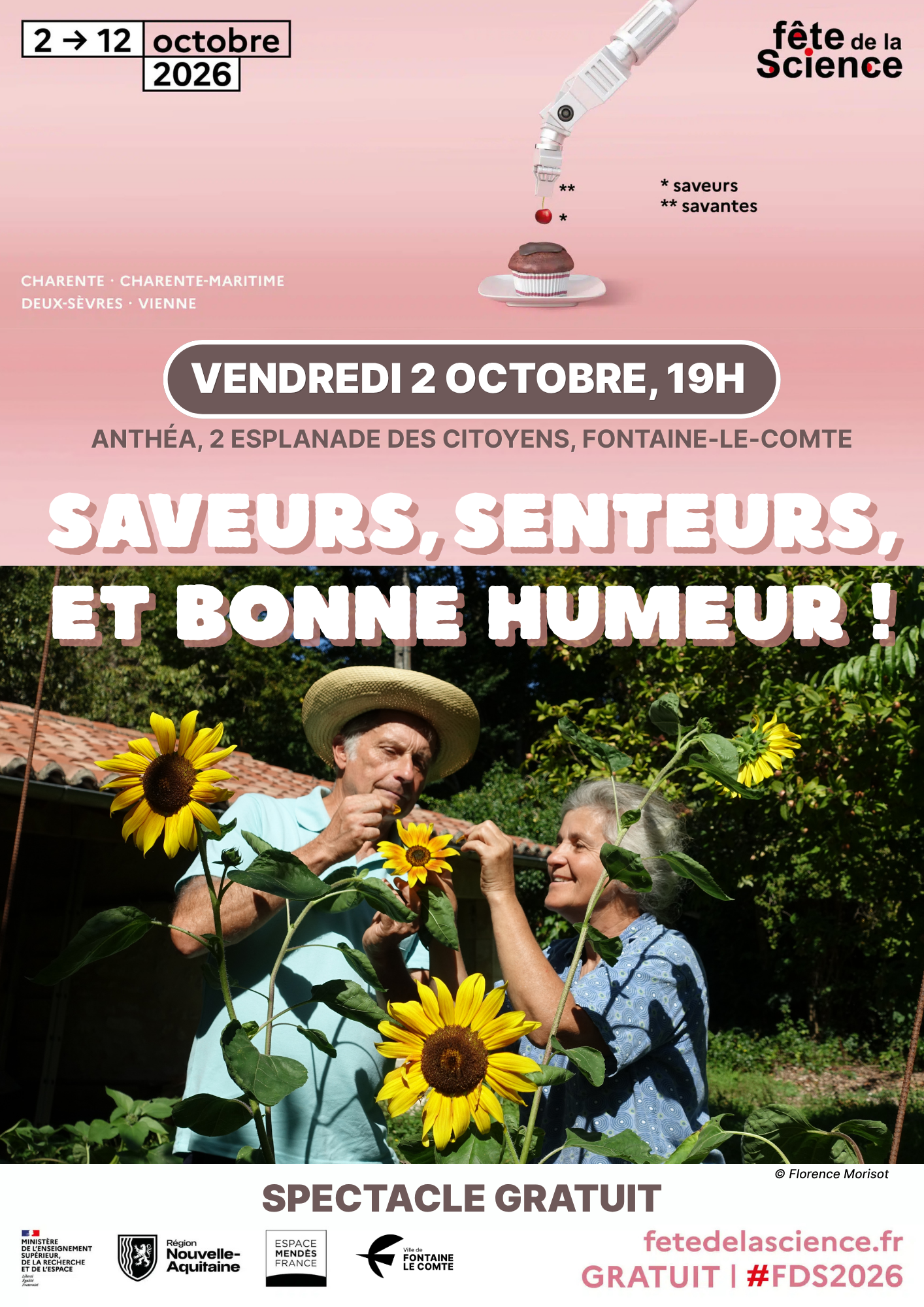 Affiche Fête de la Science 2026 : Spectacle gratuit
