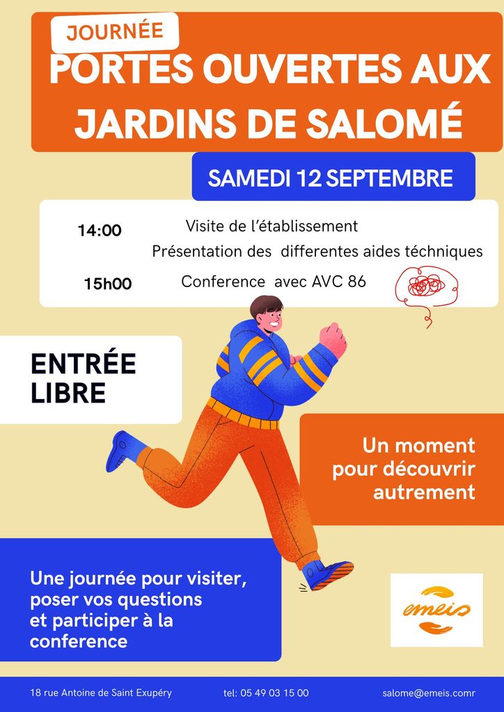 Affichage : Journée portes ouvertes Jardins de Salomé, samedi 12 septembre. Visite et conférence gratuites à 14h et 15h.